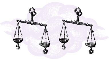 Waga i Waga - kompatybilność w horoskopie partnerskim